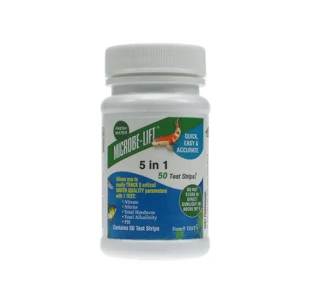 Microbe-Lift 5 in 1 Test Strips - Land Supply Canada