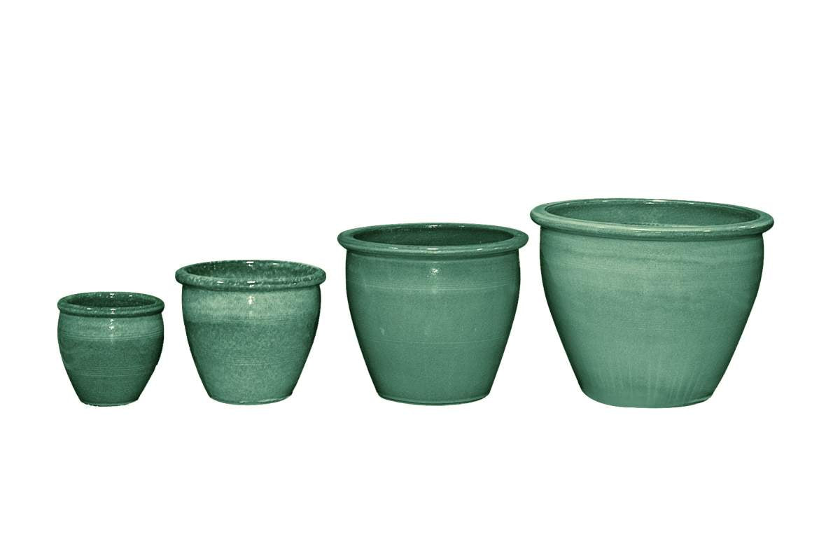 Ceramic Clough Mill Pots - Set of 4 Land Supply Canada   Land Supply Canada 260.00