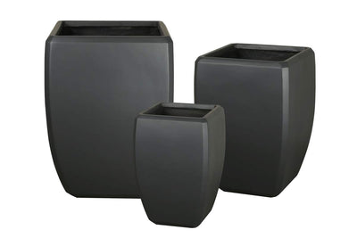 Square 2 Garden Pot - Set of 3 Land Supply Canada  DarkGrey Land Supply Canada 512.00