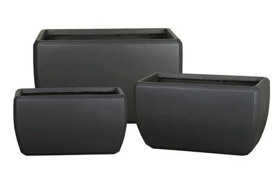 Rectangle Garden Pot - Set of 3 Land Supply Canada  DarkGrey Land Supply Canada 498.00