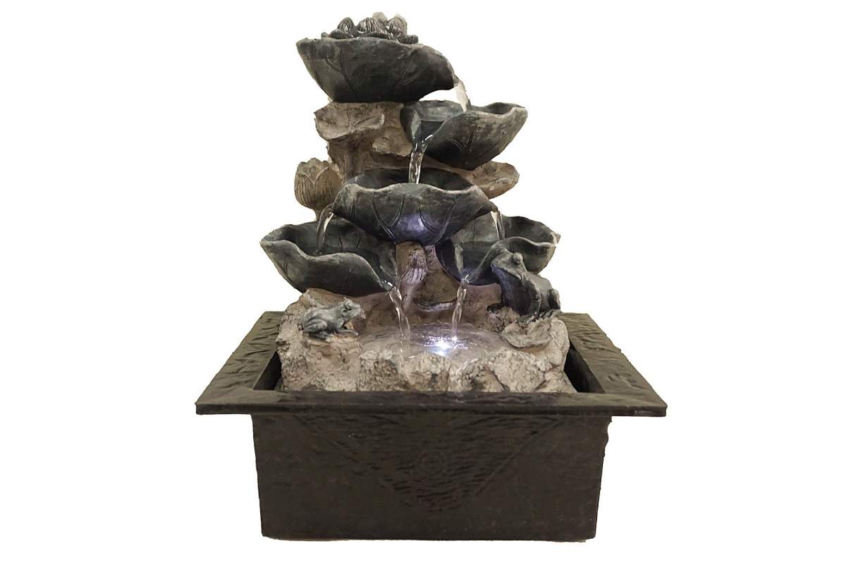 Multi-Layer Frog Table Fountain