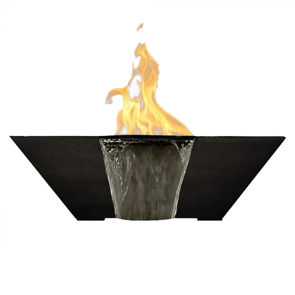 Lombard Concrete Gas Fire and Water Bowl Land Supply Canada Outdoor Fire Features  Land Supply Canada 5795.99