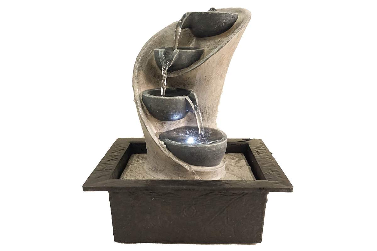 4 Bowl Multi-Layer Table Fountain Vase