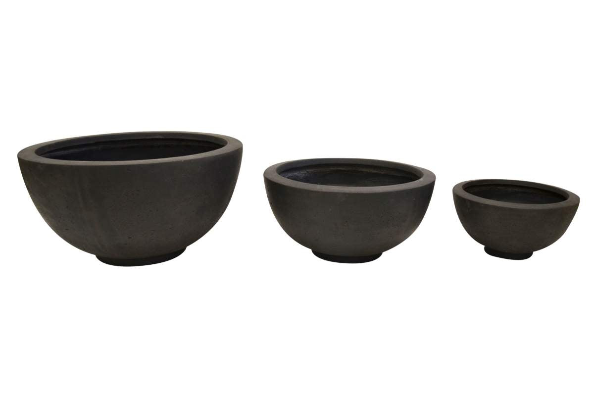 Round 1 Garden Pot - Set of 3 Land Supply Canada  DarkBrown Land Supply Canada 246.00