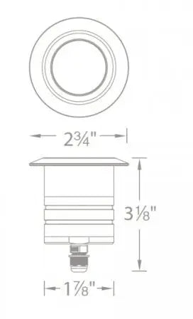 2" Submersible Inground Light - WA-2031-30SS Land Supply Canada Landscape Lighting  Land Supply Canada 87.00