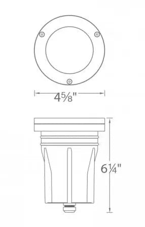 3" Recessed LED Inground Light - 3" Round - WA-5031-27BZ Land Supply Canada Landscape Lighting  Land Supply Canada 330.00