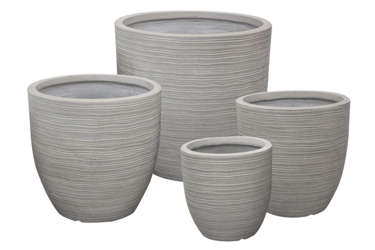 Round Garden Pot - Set of 4 Land Supply Canada  Ivory Land Supply Canada 309.00