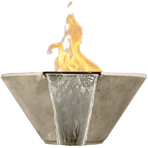 Verona Concrete Gas and Fire Bowl Land Supply Canada Outdoor Fire Features NaturalPropane Land Supply Canada 5711.99