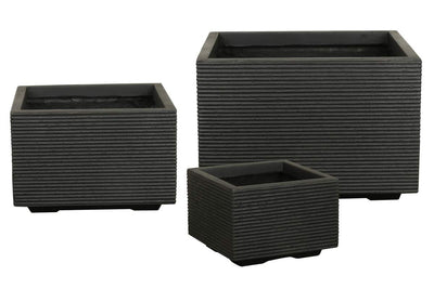 Square Garden Pot - Set of 3 Land Supply Canada  DarkBrown Land Supply Canada 218.00