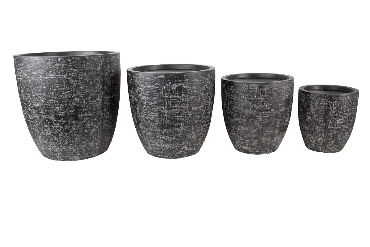 Round 1 Fibreclay Garden Pot - Set of 4 Land Supply Canada   Land Supply Canada 302.00