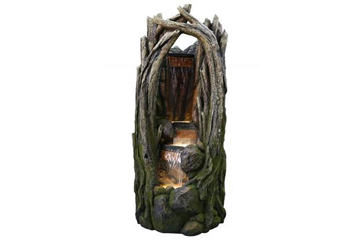 Tree Hollow Fountain With Light