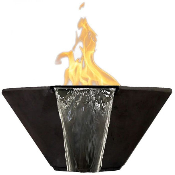 Verona Concrete Gas and Fire Bowl Land Supply Canada Outdoor Fire Features EbonyPropane Land Supply Canada 5711.99