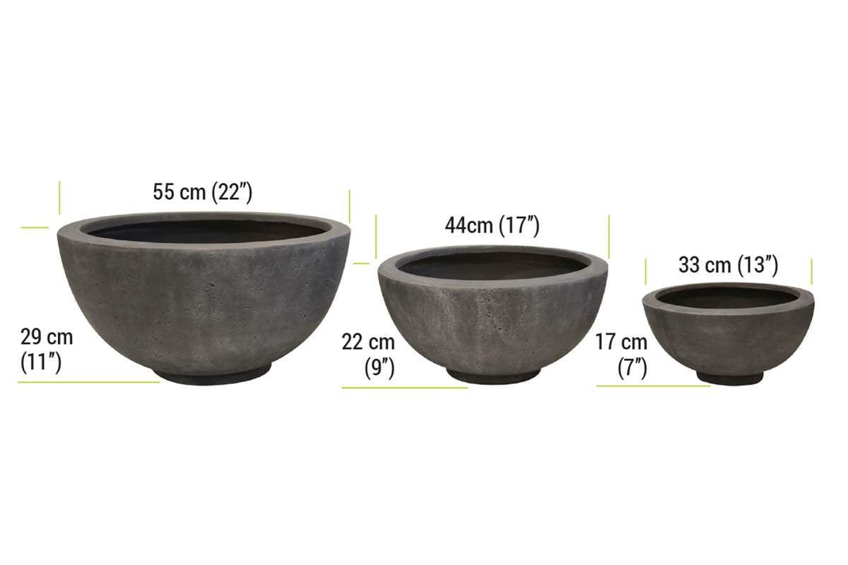 Round 1 Garden Pot - Set of 3 Land Supply Canada   Land Supply Canada 246.00