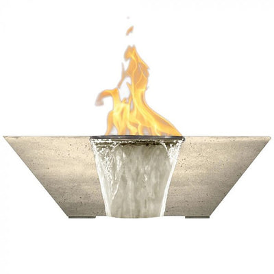 Lombard Concrete Gas Fire and Water Bowl Land Supply Canada Outdoor Fire Features CoastalPropane Land Supply Canada 5795.99