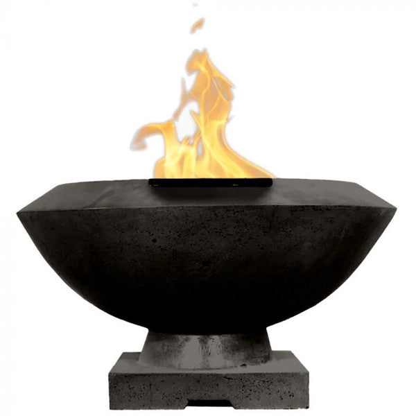 Toscano Concrete Gas Fire Bowl Land Supply Canada Outdoor Fire Features EbonyPropane Land Supply Canada 4955.99