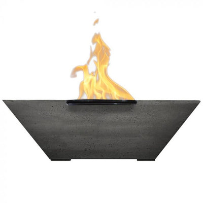 Lombard Concrete Gas Fire Bowl Land Supply Canada Outdoor Fire Features PewterPropane Land Supply Canada 4787.99