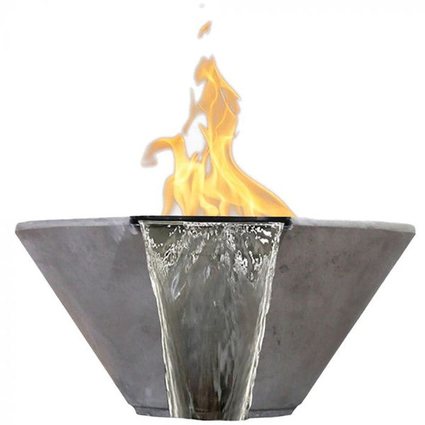 Verona Concrete Gas and Fire Bowl Land Supply Canada Outdoor Fire Features PewterPropane Land Supply Canada 5711.99