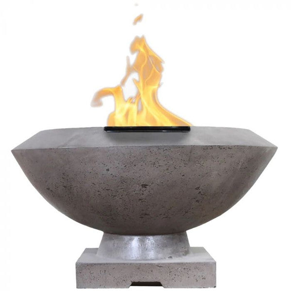 Toscano Concrete Gas Fire Bowl Land Supply Canada Outdoor Fire Features PewterPropane Land Supply Canada 4955.99