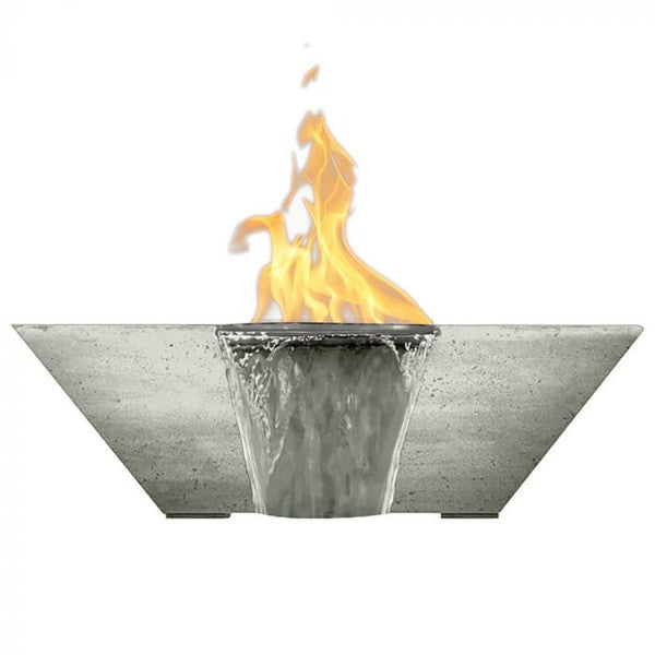 Lombard Concrete Gas Fire and Water Bowl Land Supply Canada Outdoor Fire Features NaturalPropane Land Supply Canada 5795.99