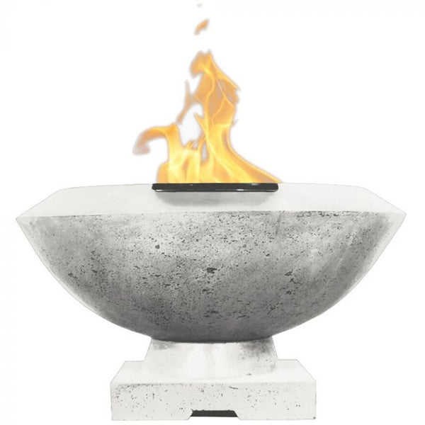 Toscano Concrete Gas Fire Bowl Land Supply Canada Outdoor Fire Features UltraWhitePropane Land Supply Canada 6215.99