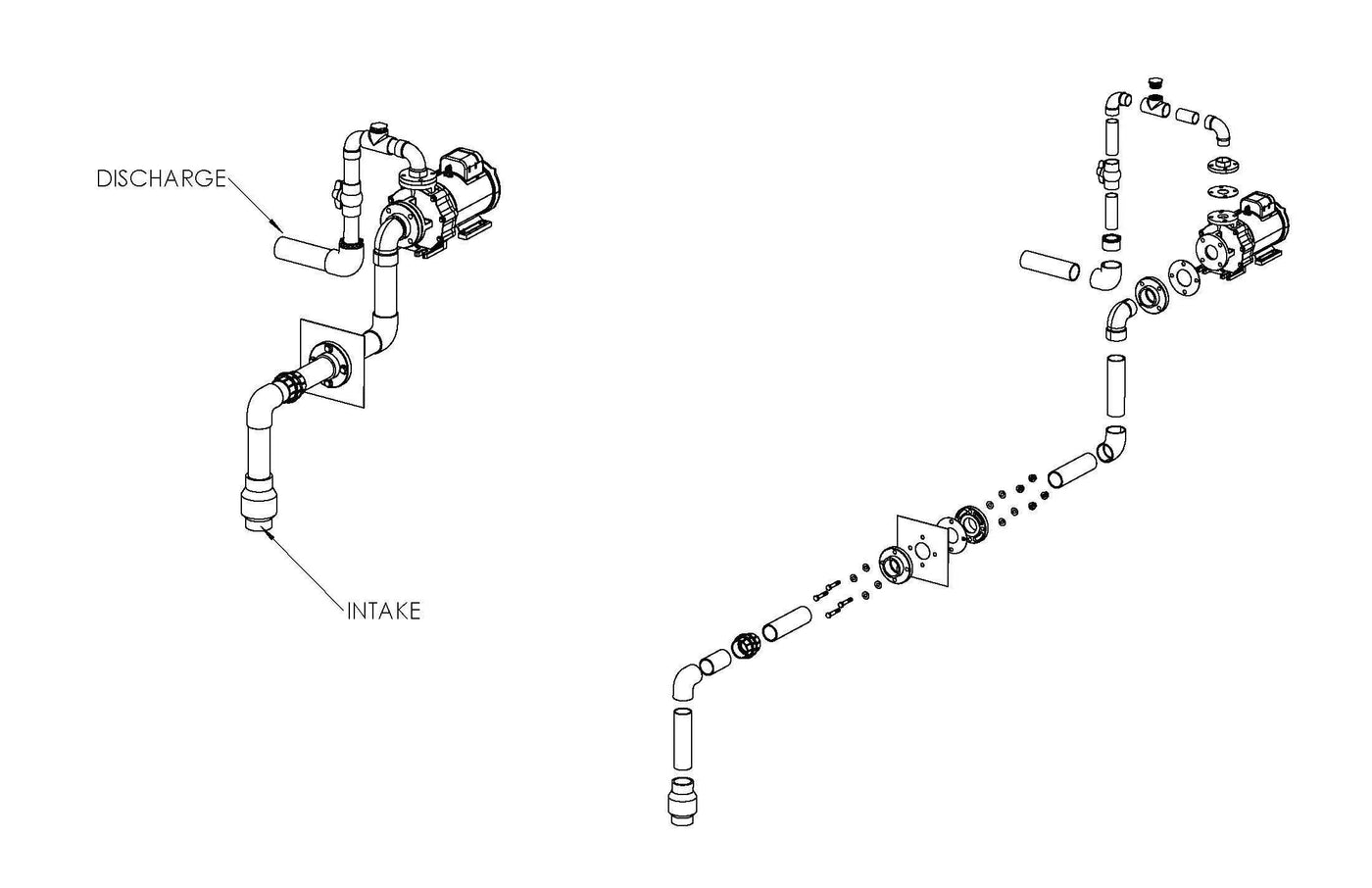 External Pump Plumbing Kit - Land Supply Canada