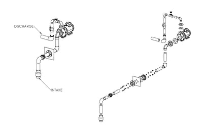 External Pump Plumbing Kit - Land Supply Canada