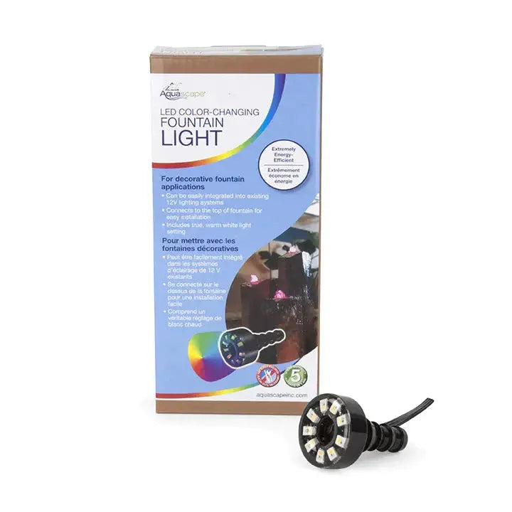 Aquascape LED Color-Changing Fountain Light - Land Supply Canada