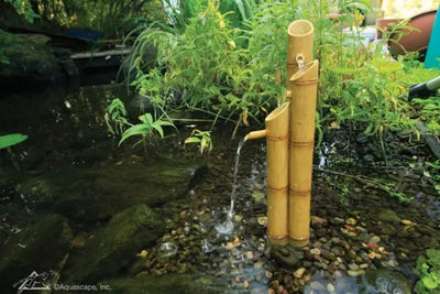 Aquascape Pouring 2-Tier Bamboo Fountain - Land Supply Canada