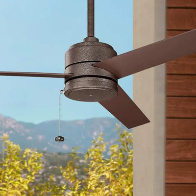 Unique 52" Weathered Steel Arkwet Ceiling Fan Online