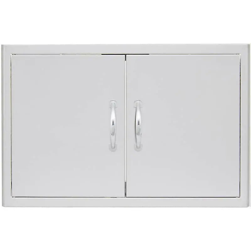 Blaze 32-Inch Stainless Steel Double Access Door With Paper Towel Holder - Land Supply Canada
