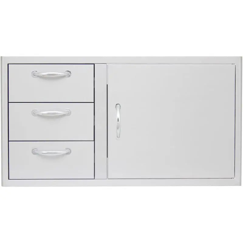 Blaze 39-Inch Access Door & Triple Drawer Combo - Land Supply Canada