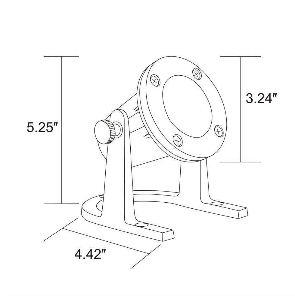 Brass Waterproof Underwater Light - Land Supply Canada