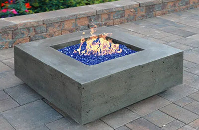 Cabo Square Concrete Electronic Fire Pit - Land Supply Canada