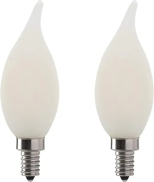 Candelabra Filament Edge Flame Frosted - Land Supply Canada