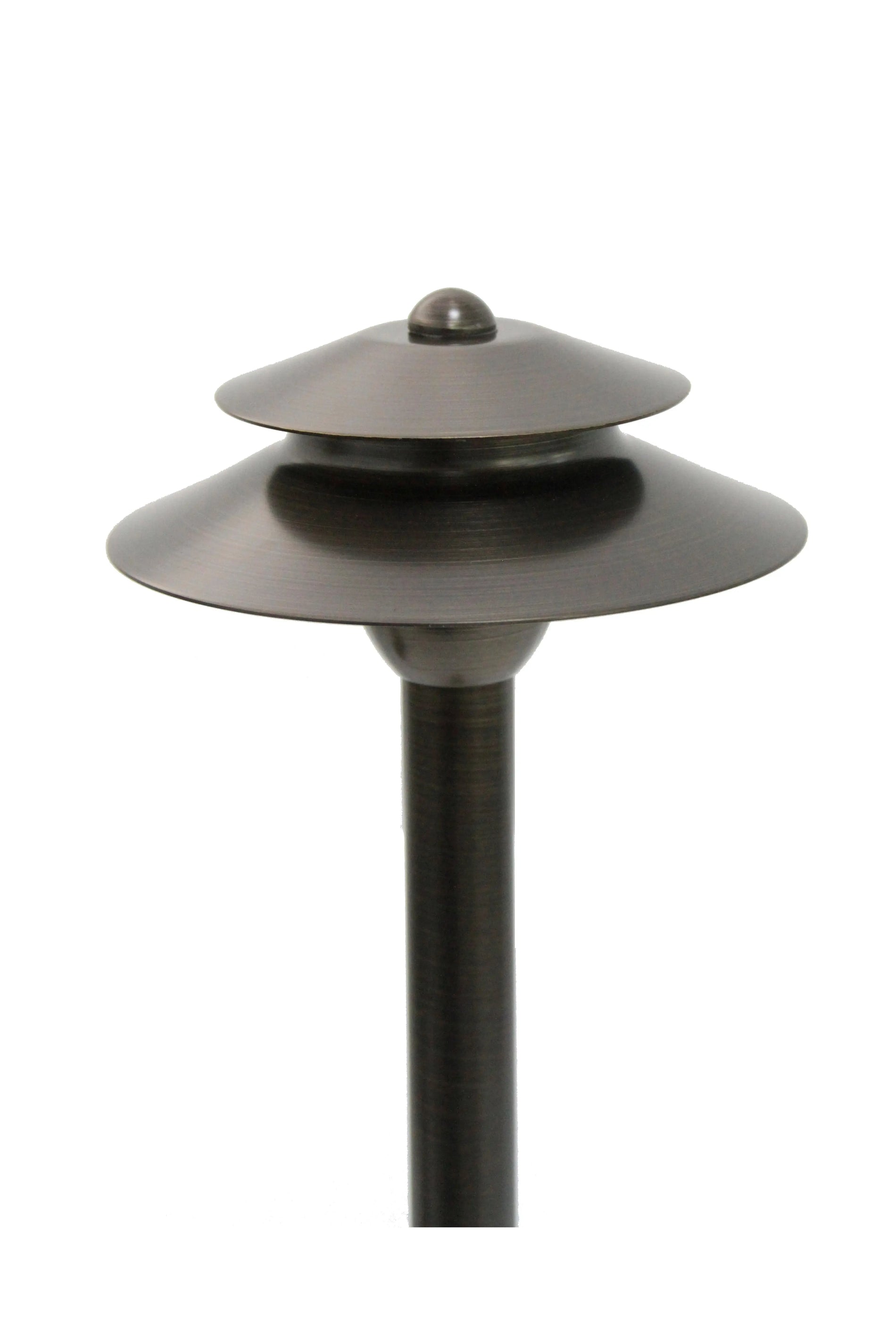 Coloured Brass Polished Path Light - Land Supply Canada
