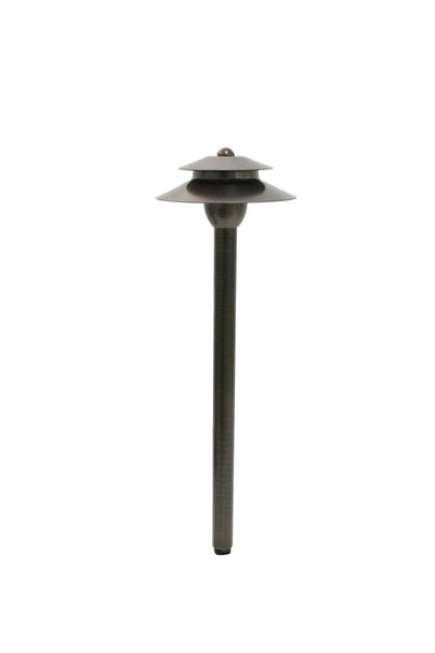 Coloured Brass Polished Path Light - Land Supply Canada