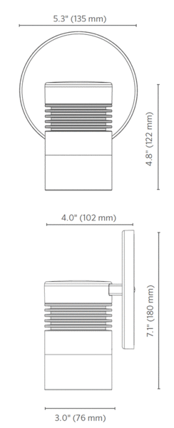 Luxor ZDC SD LED Down Wall Light Land Supply Canada Landscape Lighting  Land Supply Canada 400.67