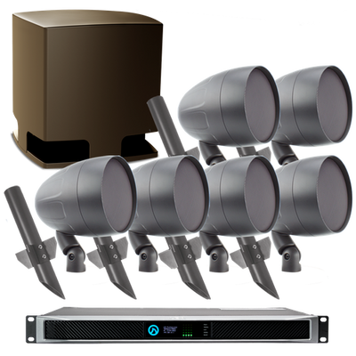 Medium TruAudio Landscape Package w/ Hardscape Subwoofers