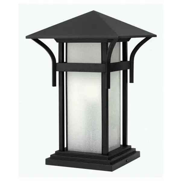 Aluminum Hinkley Satin Black Harbour Large Lantern