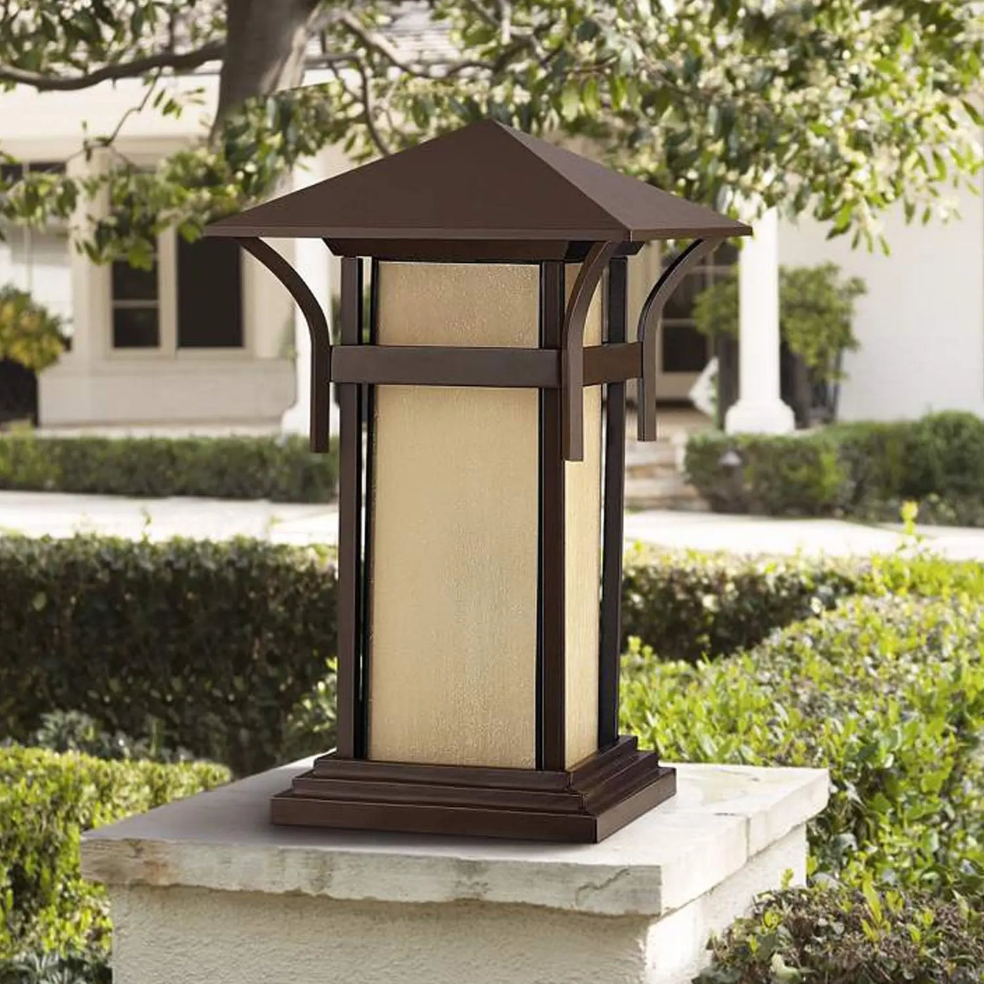 Aluminum Hinkley Satin Black Harbour Large Lantern