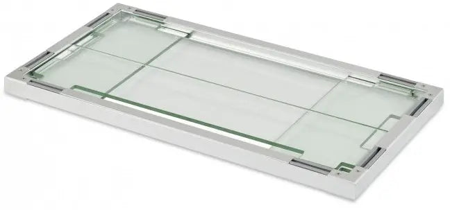 Linear Folding Glass Wind Guard - 12" x 24" - Land Supply Canada