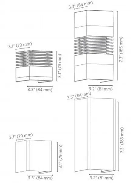 Luxor ZDC NL LED Wall Light Land Supply Canada Landscape Lighting  Land Supply Canada 469.55