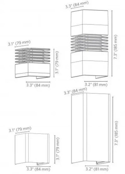 Luxor ZDC NL LED Wall Light Land Supply Canada Landscape Lighting  Land Supply Canada 469.55