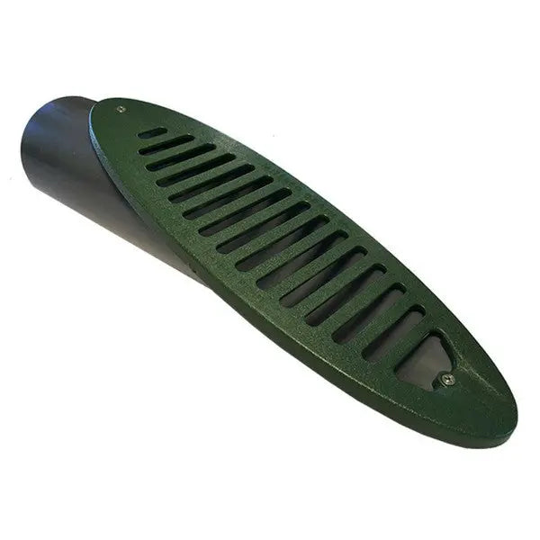 Mitered Drain With Green Grate - Land Supply Canada