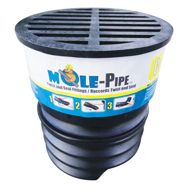 Mole-Pipe Drain Cap - Land Supply Canada