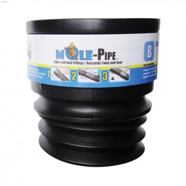 Mole-Pipe Female Coupling - Land Supply Canada