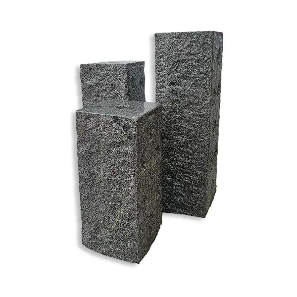 Natural Dark Grey Granite Kit Water Pillars - Land Supply Canada