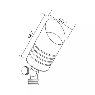 Outdoor Landscape Spot Light Style 1 - Land Supply Canada