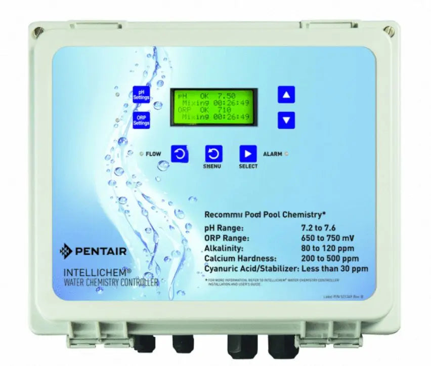 Pentair Controller with Acid Chlorine Tanks with Tank Mounted Pumps - Land Supply Canada