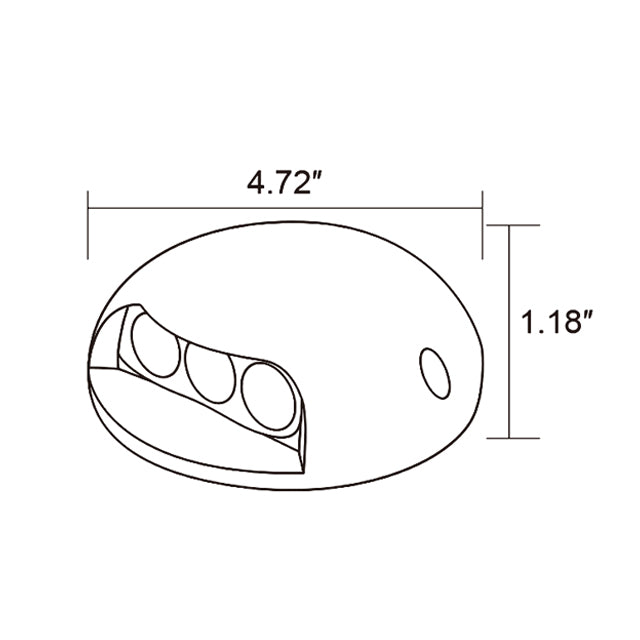 3 Beam Platform Light - LSC022